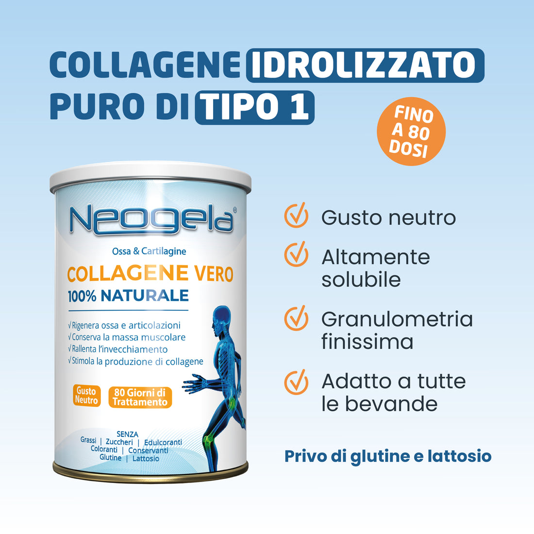 Pack Ossa Sane - 1 Neogela collagene + 1 Lynup vitamine e minerali