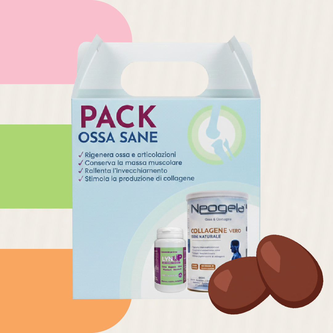 Pack Ossa Sane - 1 Neogela collagene + 1 Lynup vitamine e minerali