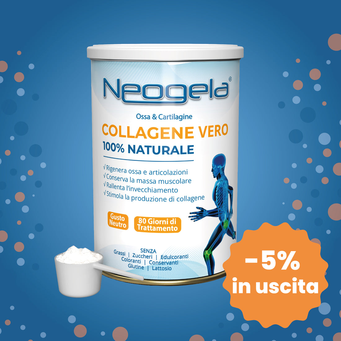 Neogela Barattolo - Collagene 400 GR