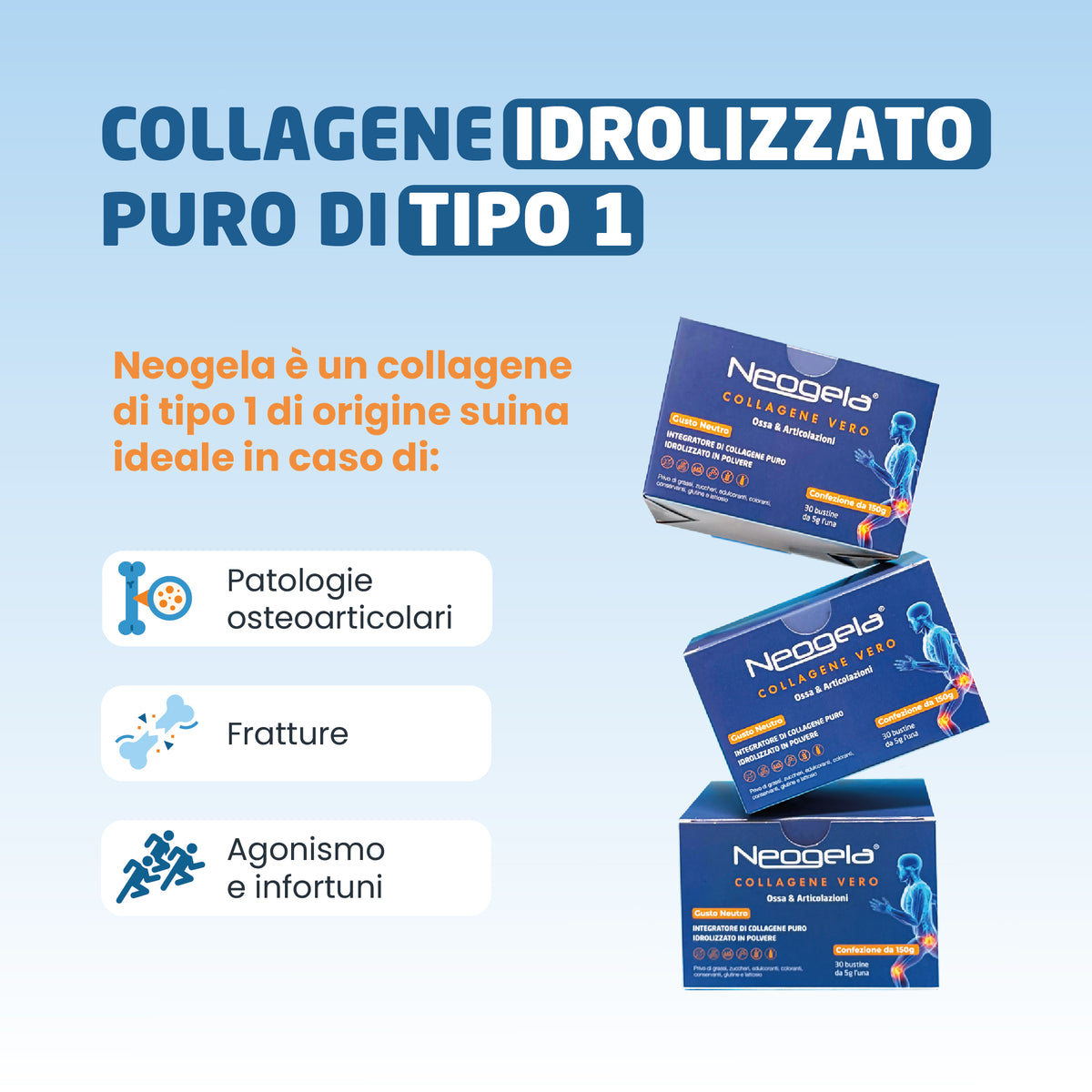 Neogela Scatola - Collagene 30 BUSTE 5 GR