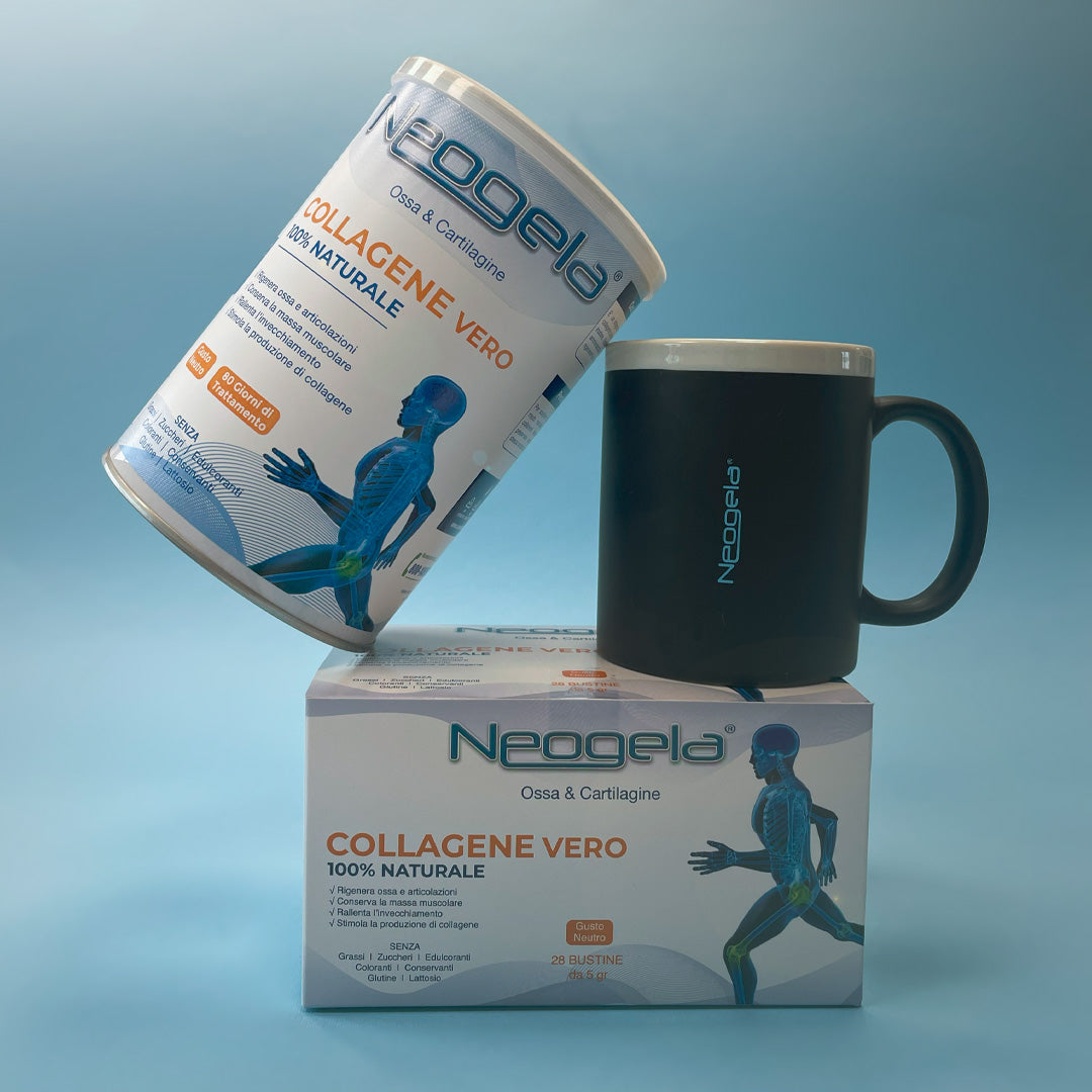 Neogela Collagene barattolo 400g + scatola 28 buste 5g