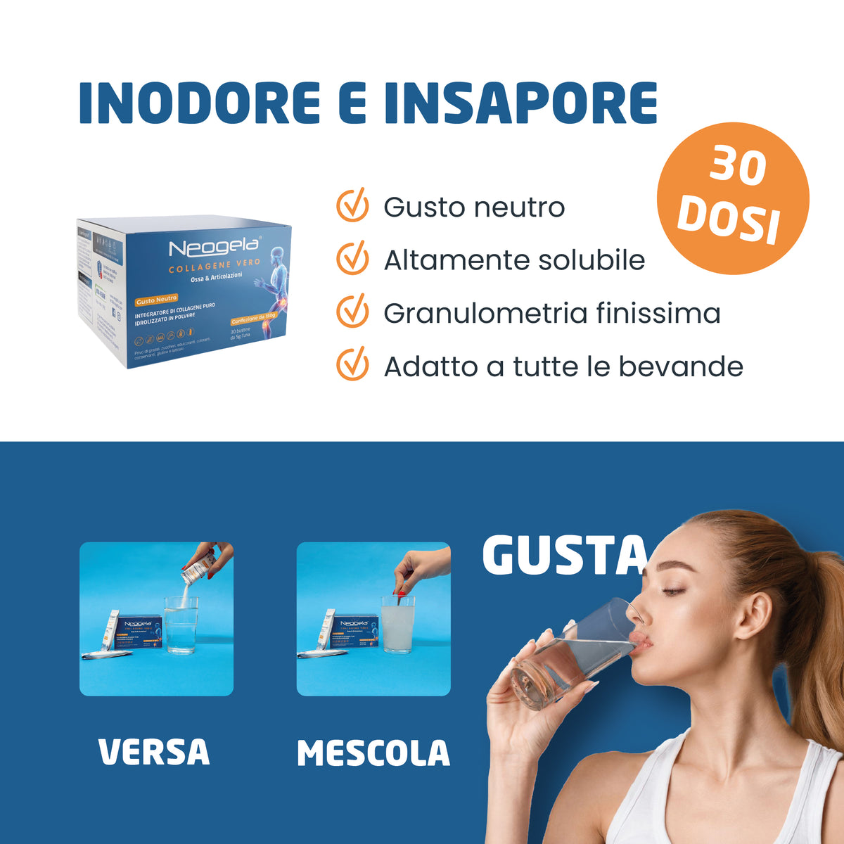 Neogela Scatola - Collagene 30 BUSTE 5 GR