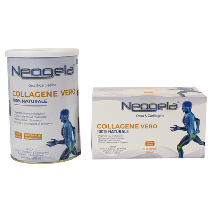 Neogela Collagene barattolo 400g + scatola 28 buste 5g