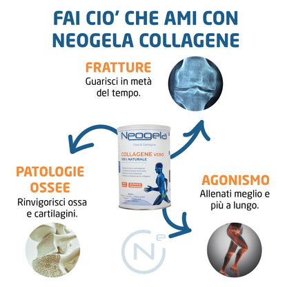 Neo.gela Bara.ttolo - Collagene 400 GR + eBook &quot;Come curare i dolori lombari in 30 giorni&quot;