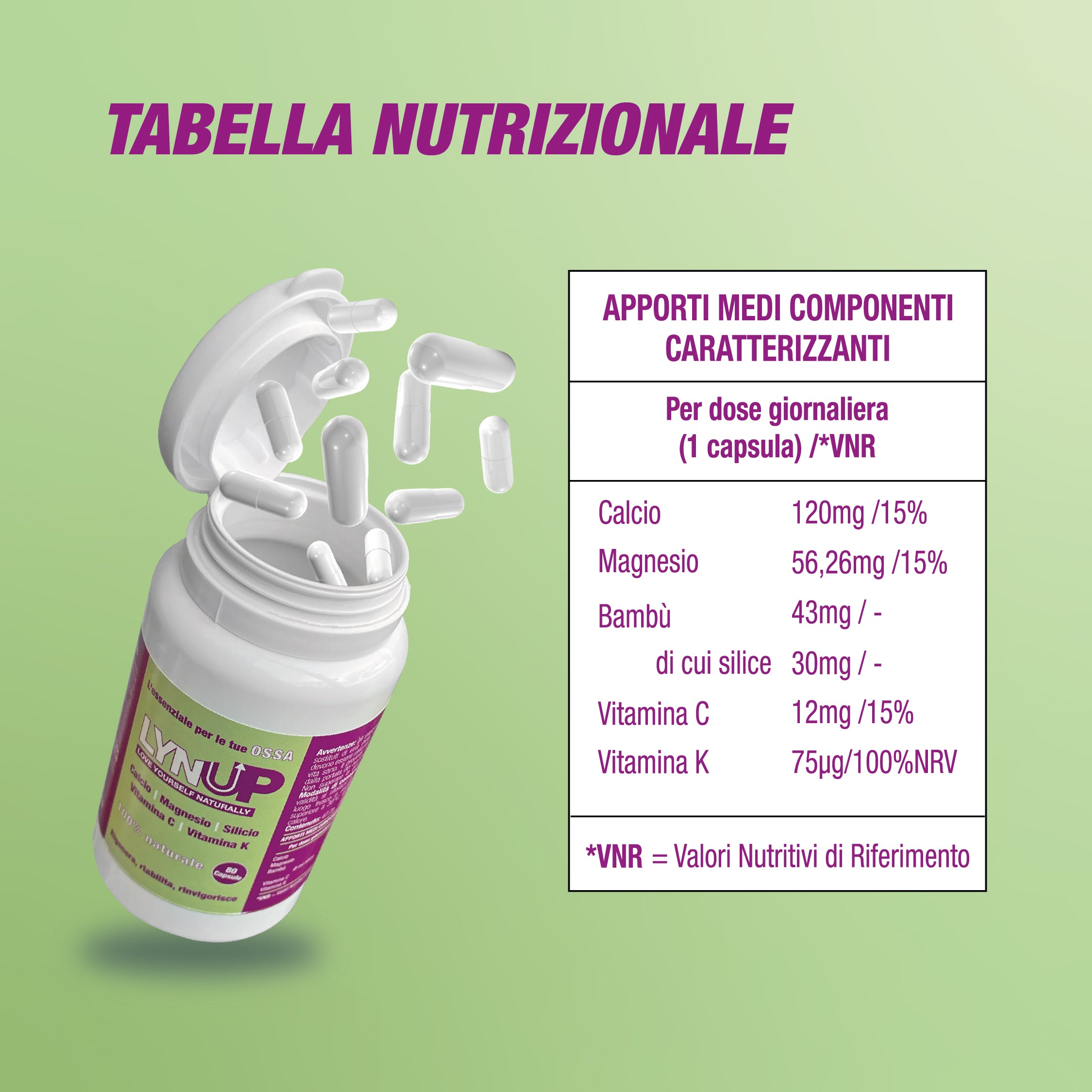 Pack Ossa Sane - 1 Neogela collagene + 1 Lynup vitamine e minerali