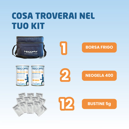 2 Neogela + 12 Buste + Borsa frigo