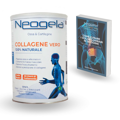Neo.gela Bara.ttolo - Collagene 400 GR + eBook &quot;Come curare i dolori lombari in 30 giorni&quot;